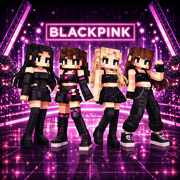 Black Pink Waifu logo
