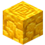 Yellow netherite logo
