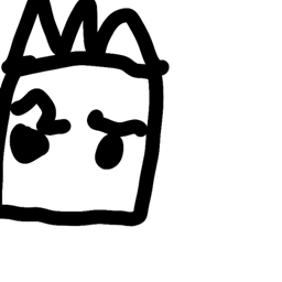 Cute cat!(totally normal) logo