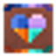 Colorful pots logo