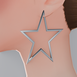 Star-Shaped Hoop Earrings project image