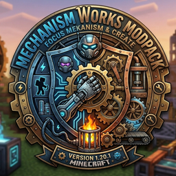 Modern Tech Create x Mekanism logo