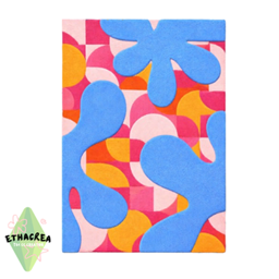 Colorful Groovy Splash Rug logo