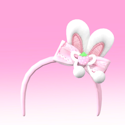 【 SUSHI77 】 S239 rabbit ear headband logo
