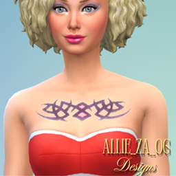 Thornbound Heart Chest Tattoo for females BASE GAME logo