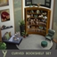 Curved Bookshelf Set logo