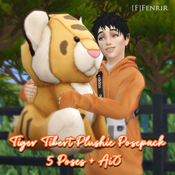 [F] Tiger Tibert Plushie Posepack logo