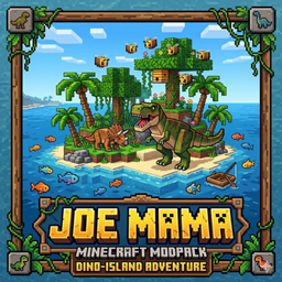 Joe Mama's - Dino Island Adventure - Minecraft Modpacks - CurseForge