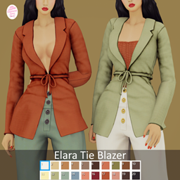 Elara Tie Blazer logo