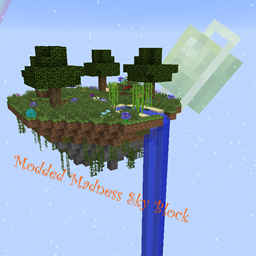 Modded Madness Sky Block logo