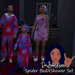 Spider Bed and Bathroom Set logo