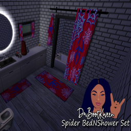 Spider BedNBathroom Decor Set logo