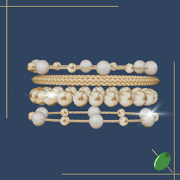 Pearl Stacked Bracelets V3 logo