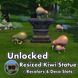 Unlocked Resized Kiwi Statue ~ Bird ~ Animal ~ Pet project image