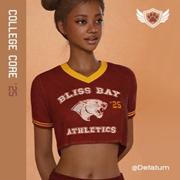 Bliss Bay Athletics - Varsity Elite ’25 (Burgundy Top) logo