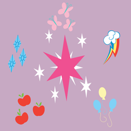 Mane 6 Cutiemark Tattoo logo