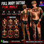 Full body tattoo for male by Jochi logo