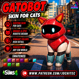 Gatobot skin for cat