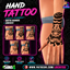Hand tattoo by Jochi logo