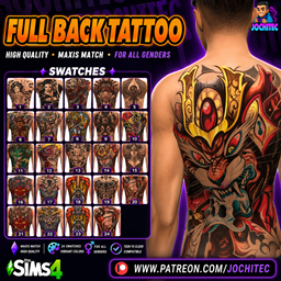 Full back tattoo pack by jochi project image