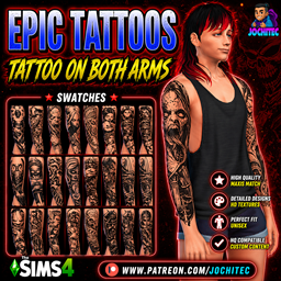 Epic tattoos pack by Jochi logo
