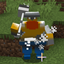 Angry Hammer Man logo