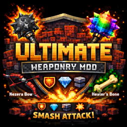 Nether Mace Ultimate Weapon logo