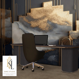 Set of Midnight Deco Marble Collage Wall Murals project image