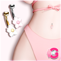 Cherry Blossom Belly Piercing (Sakura) • PI04 | Pink Navel Ring, Y2K Cute Jewelry project image