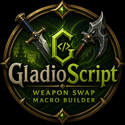 GladioScript | Weapon Swap Macro Builder project image