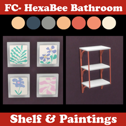 FC-HexaBee-Shelf and Paintings project image