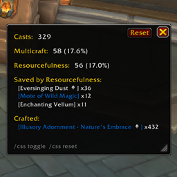 Crafting Session Stats logo