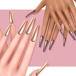 Metallic Nails logo