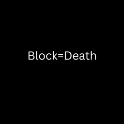 Block=Death logo
