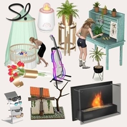SIMcredible!  60 OBJECTS!! Advent Calendar 2023 logo