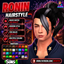 Ronin hairstyle by Jochi logo