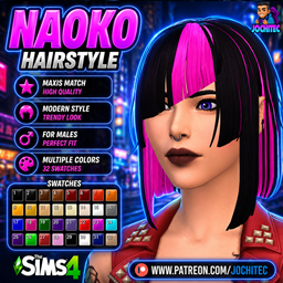 Naoko hairstyle by Jochi logo