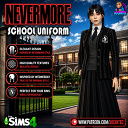 Nevermore school uniform by Jochi project image