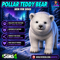 Pollar teddy bear skin logo
