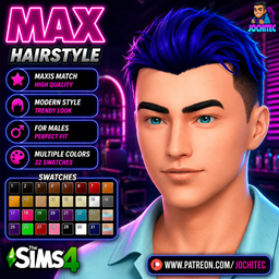 Max hairstyle by Jochi logo