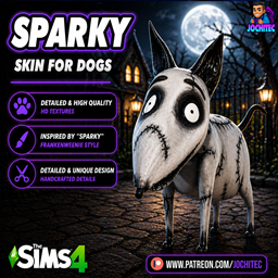 Sparky skin for dogs by Jochi logo