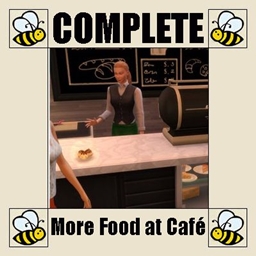 COMPLETE More Food at Café logo