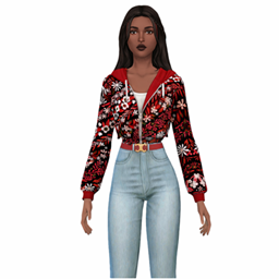 Floral Teen Track Jacket project image
