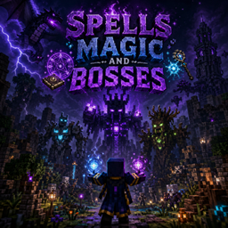 spells magic and bosses logo