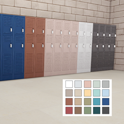 Base Game Lockers (Recolored and Matching) project image