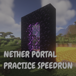 Nether Portal Practice Speedrun logo