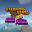 Steaming gears and dark magic logo