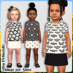 Toddler Onyx and Ivory Blouse logo