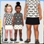 Toddler Onyx and Ivory Mini Skirt logo