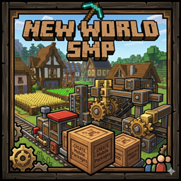 LevelupMike's New World SMP logo